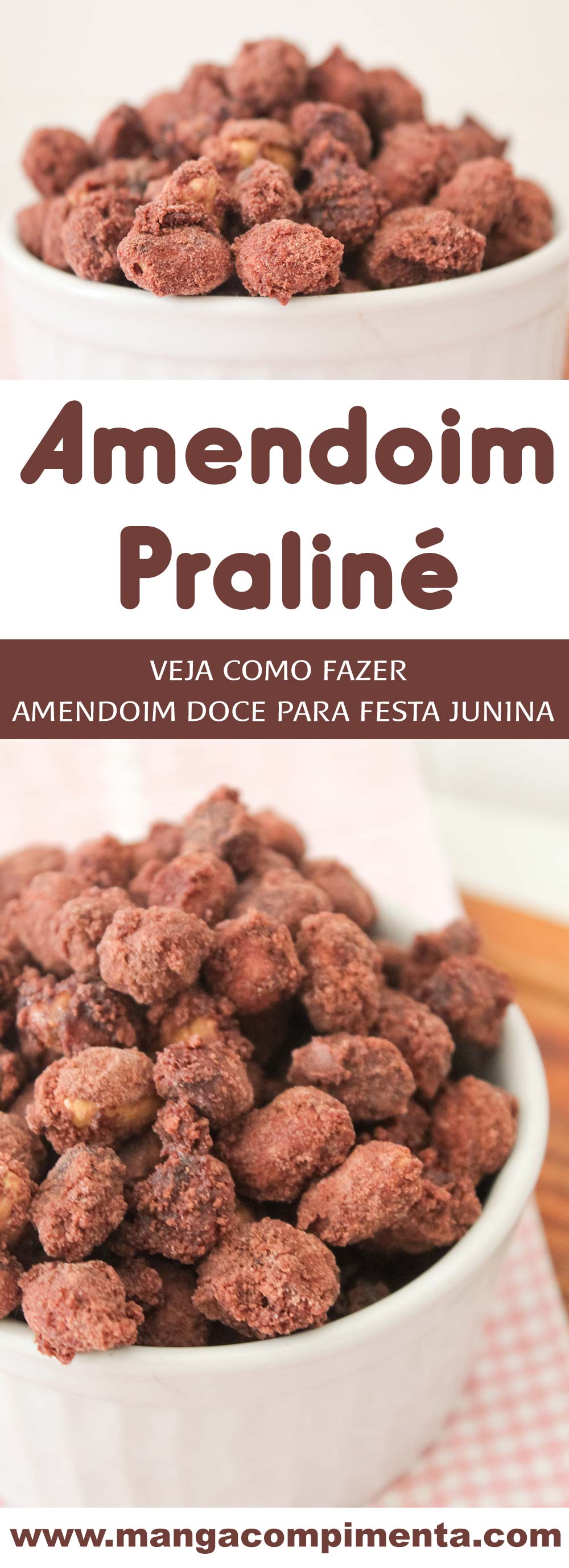 Amendoim Praliné - Veja como é fácil fazer esse amendoim doce em casa.