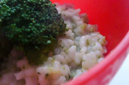 risoto de brocolis