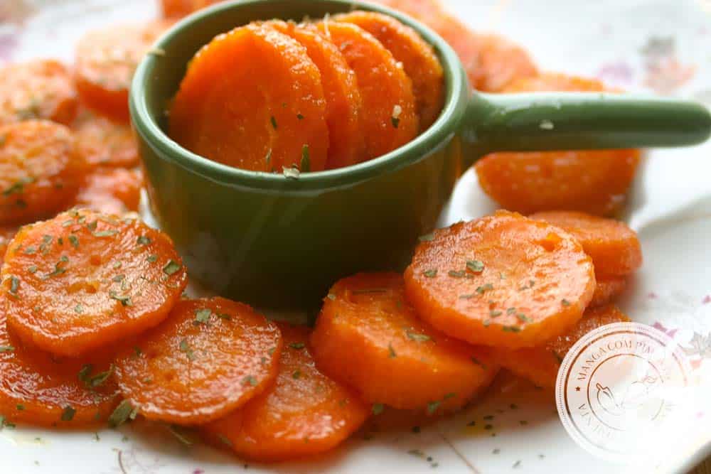 Cenouras Glaceadas - uma delícia para o seu almoço do dia a dia!
