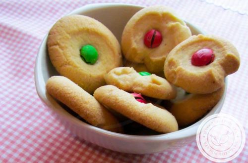 Receita de Biscoitos Amanteigados M&M - um doce delicioso para o Natal, faça para presentear!