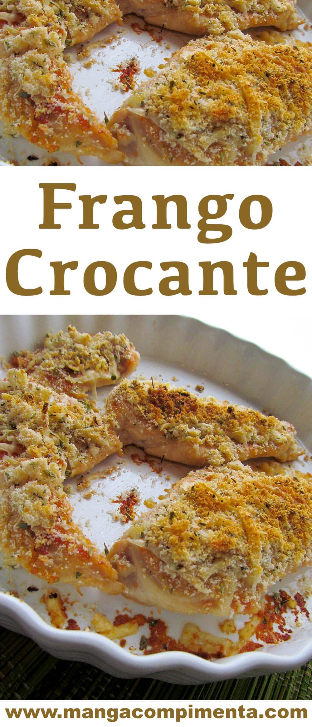 Frango Crocante de Forno- um prato delicioso para o dia a dia.