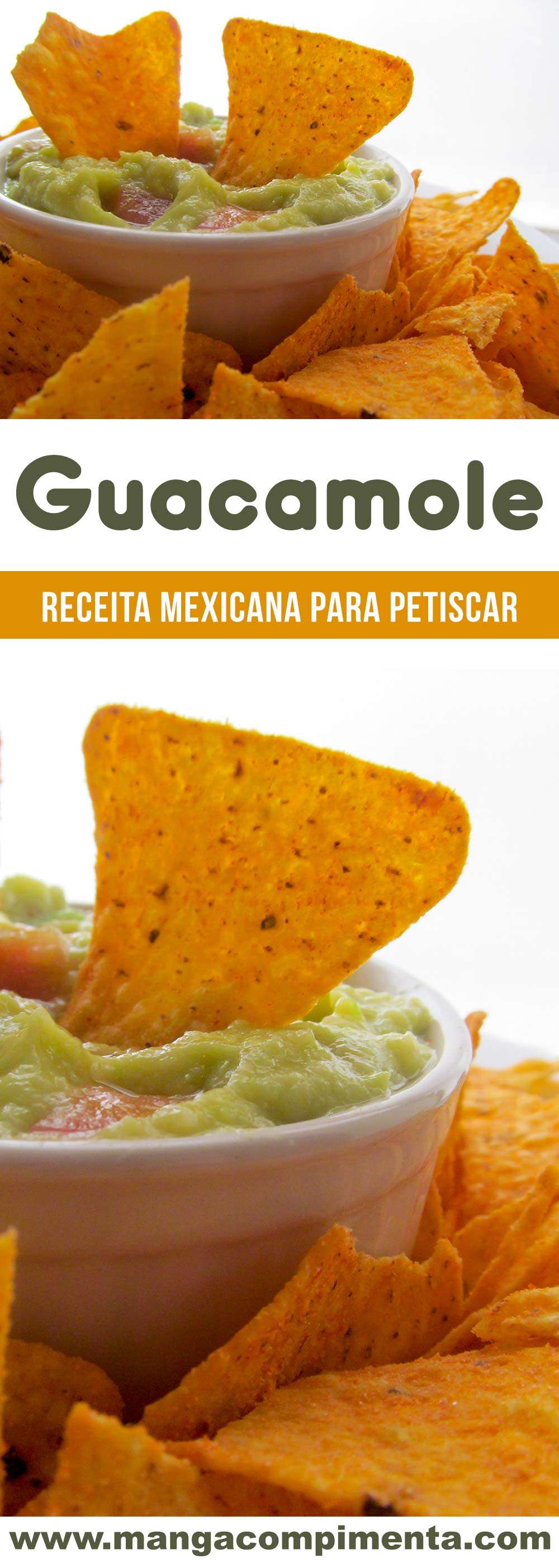 Guacamole - um petisco mexicano delicioso para o final de semana!