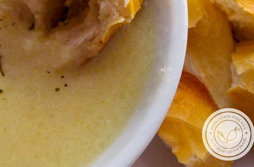 Sopa cremosa de Alho - um delicioso prato para os dias frios de inverno!