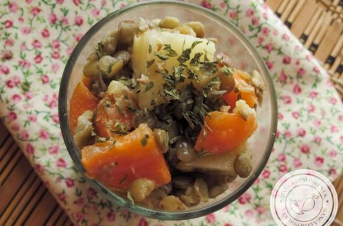 Receita de Salada de Lentilha com Batata e Cenoura | Para servir nas ceias das festas de final de ano. 