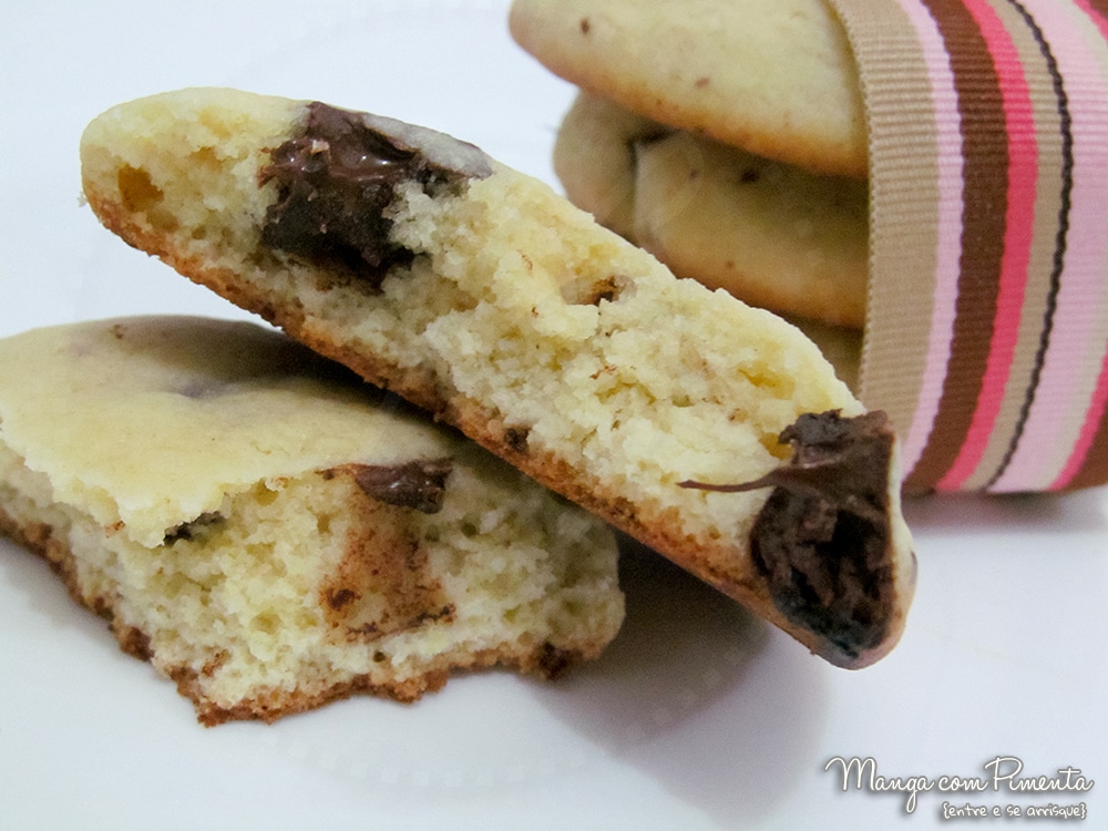 Cookies com gotas de Chocolate