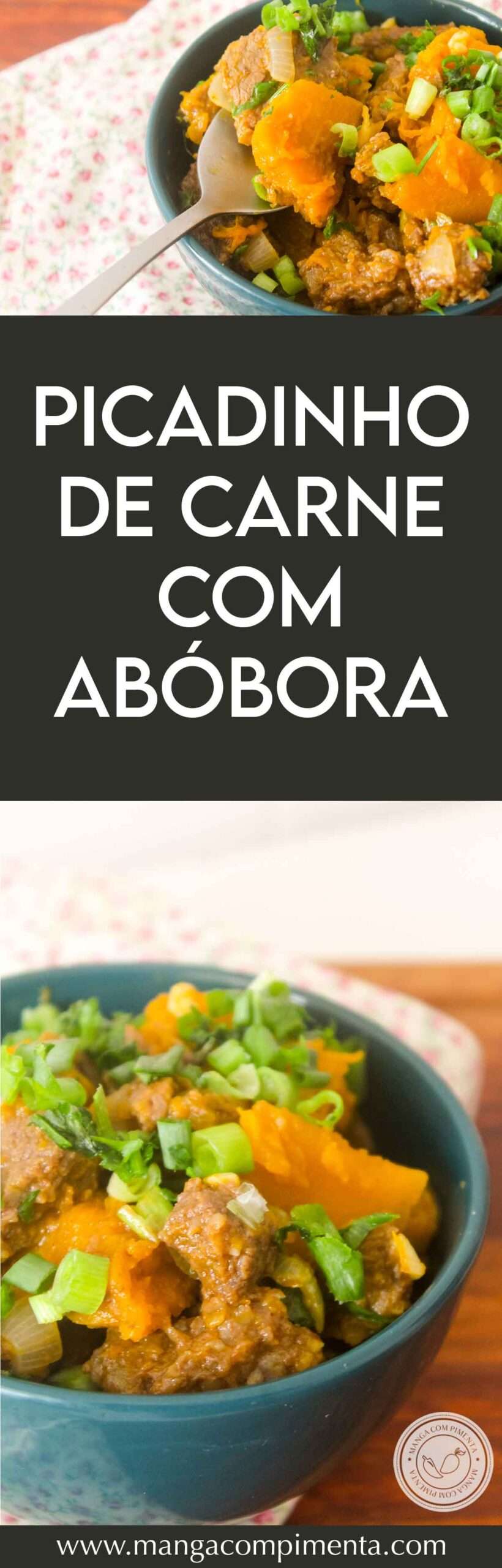 Picadinho de Carne com Abóbora - um prato delicioso que combina com o almoço da semana.