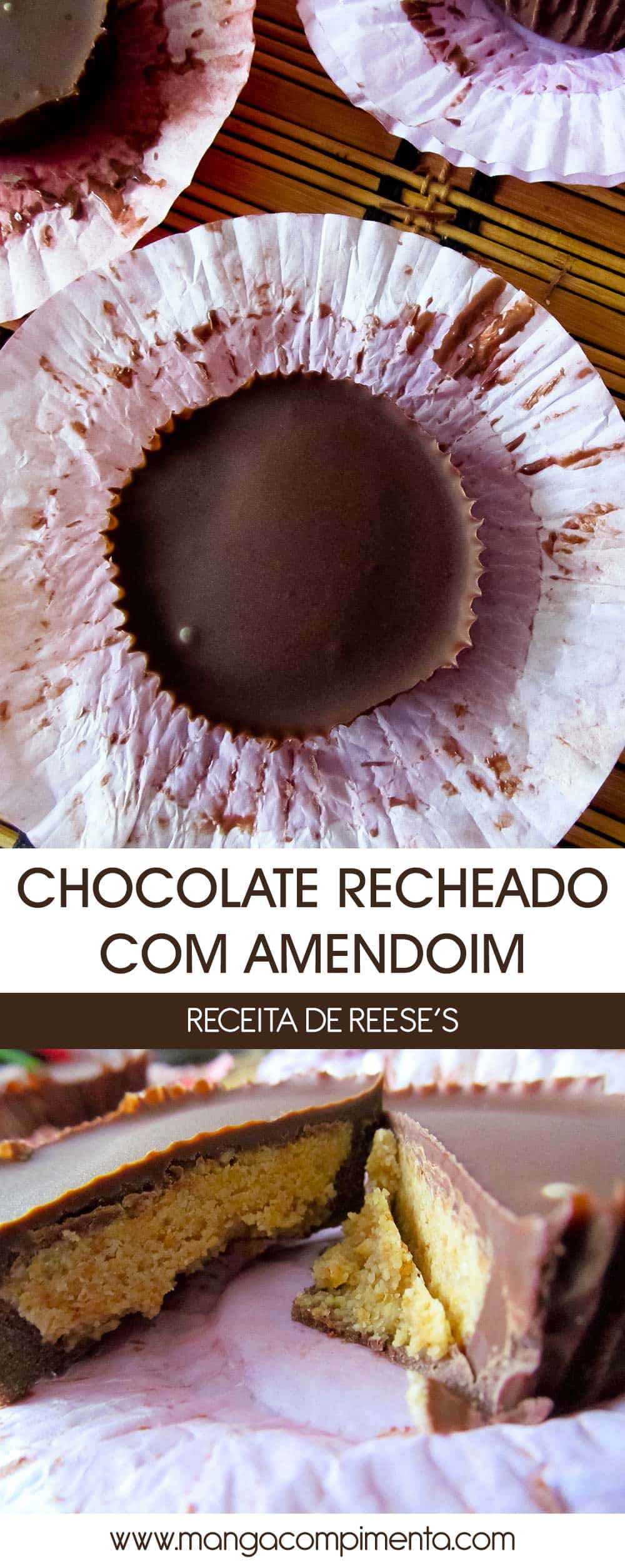 Reese’s - Chocolate recheado com Amendoim, uma verdadeira tentação!