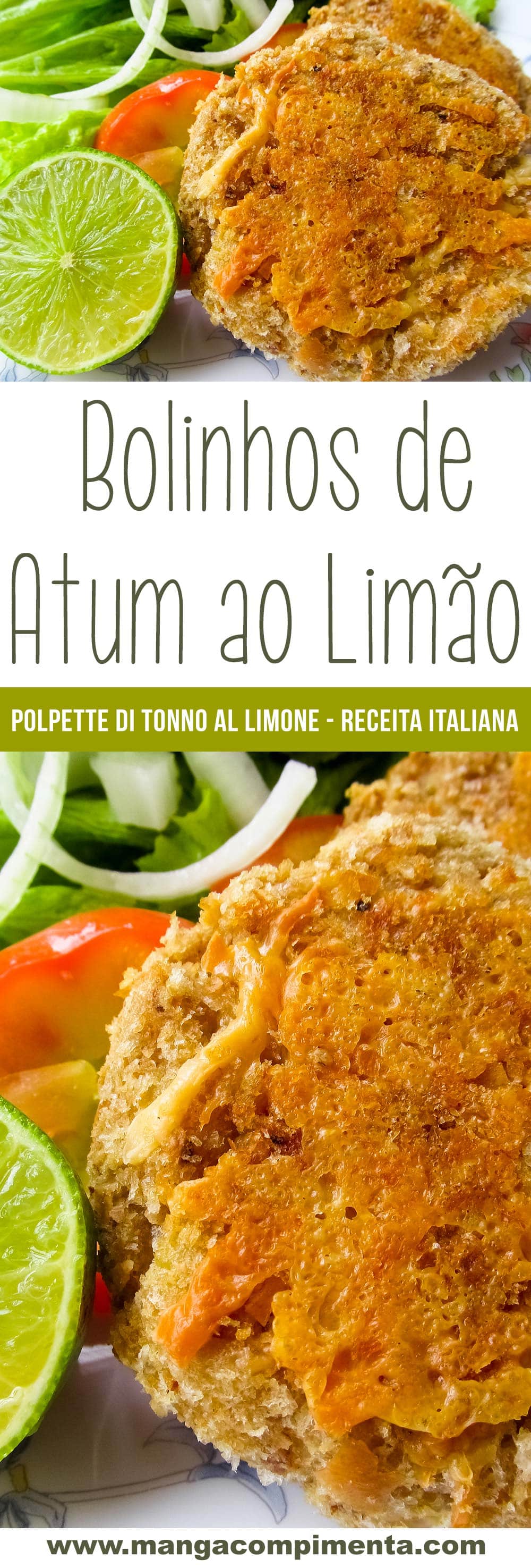 Bolinhos de Atum ao Limão | Polpette di Tonno al Limone – Receita Italiana