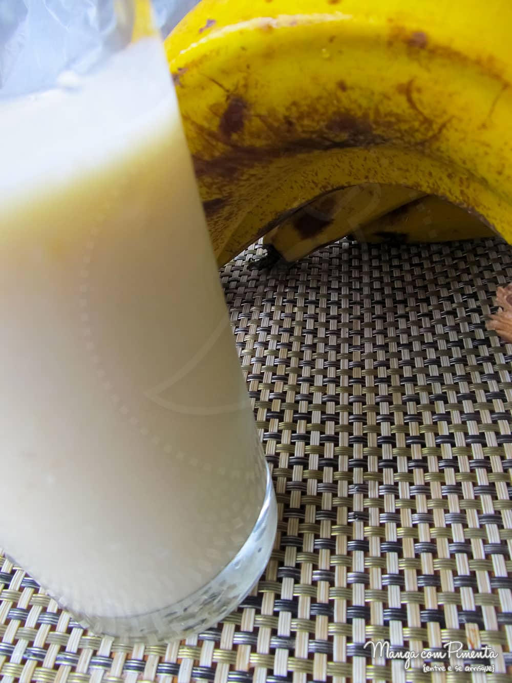 Batida / Vitamina de Banana no café da manhã {Reeducação Alimentar}