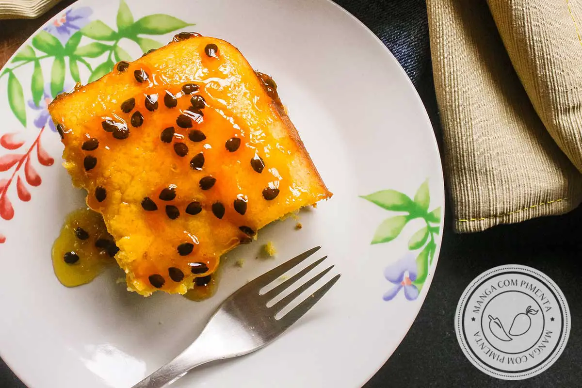 Bolo de Maracujá Fofinho