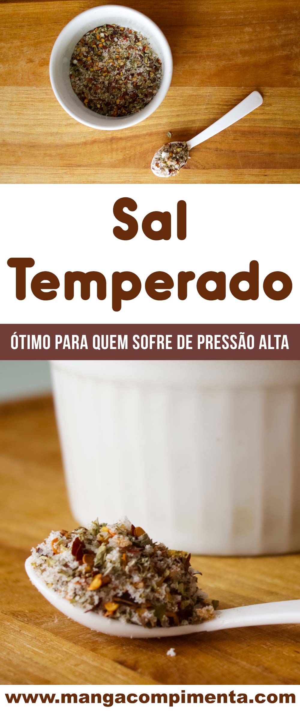 Sal Temperado - prepare esse tempero para deixar os seus pratos bem mais gostosos e com menos sal. 