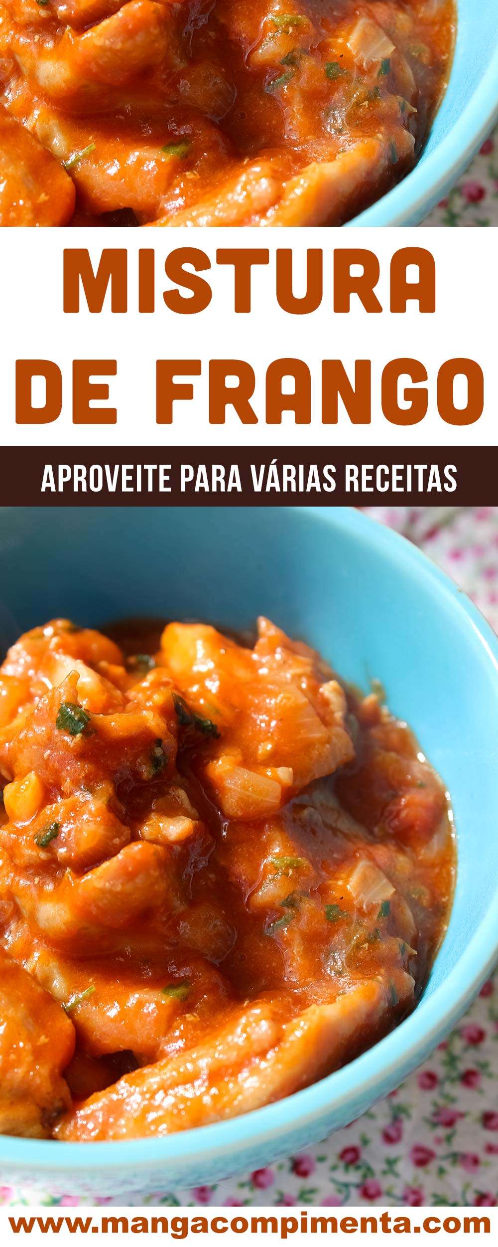 Receita de Mistura de Frango - prepare delícias na cozinha com essa base de carne.