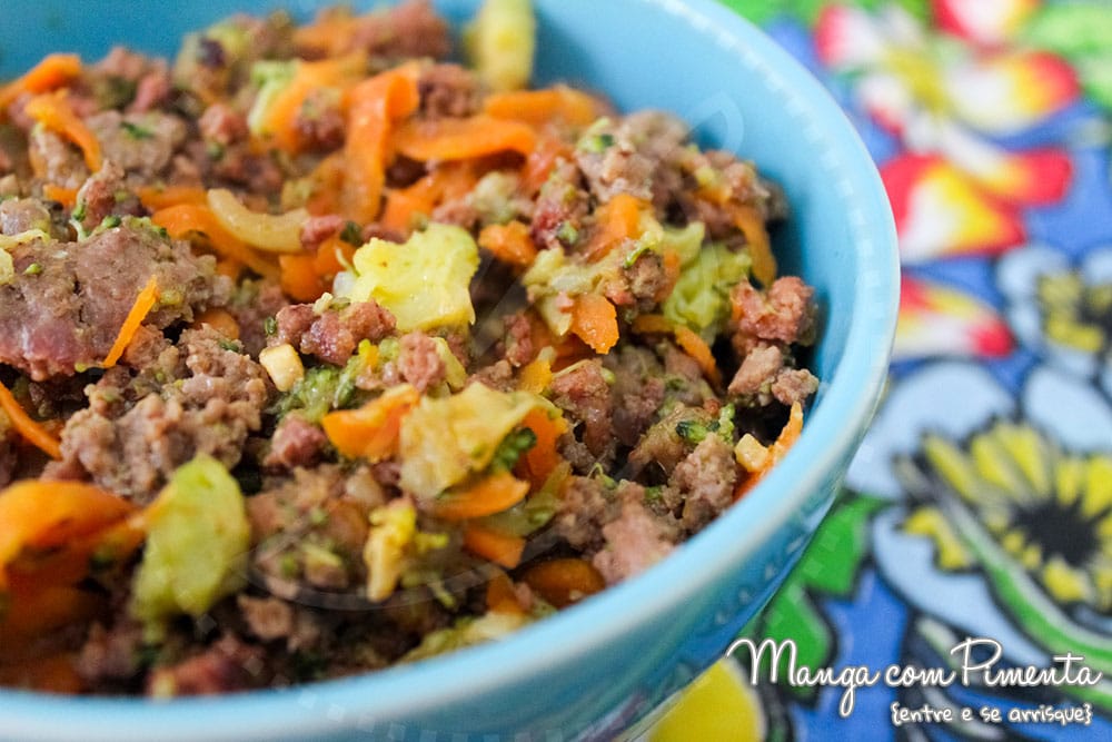 Carne com Cenoura e Brócolis - acompanhamento nutritivo para almoço ou jantar do dia a dia!