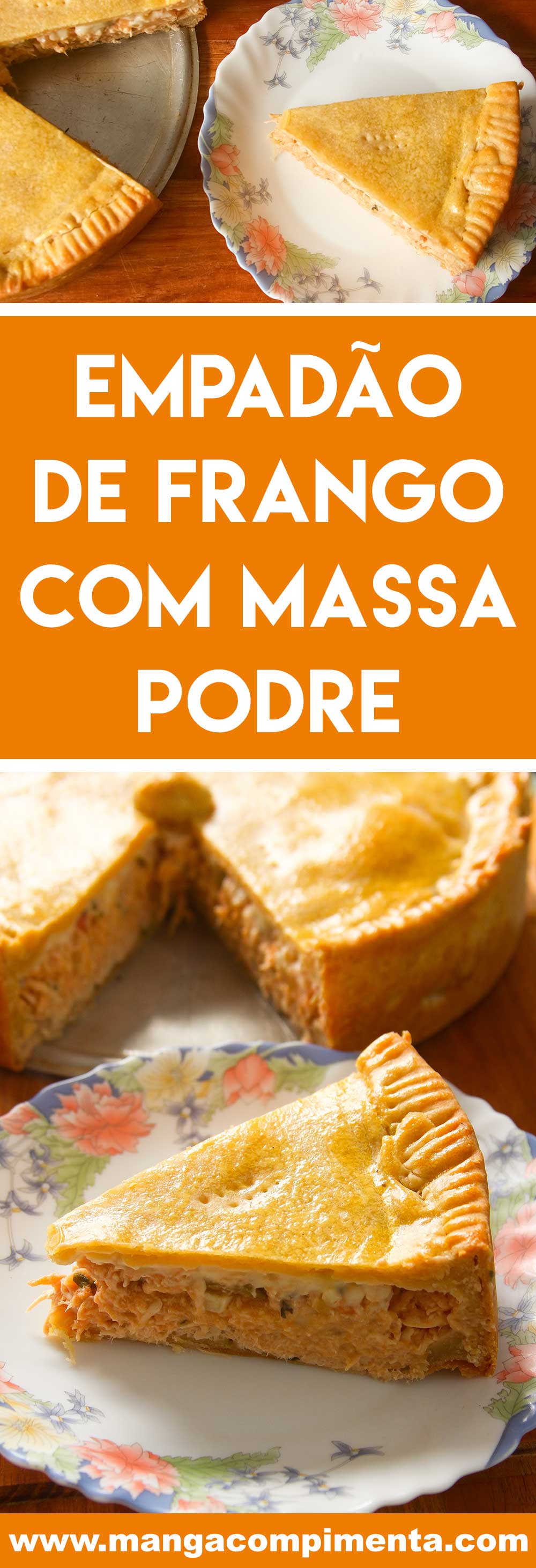 Receita de Empadão de Frango com Massa Podre - Youtube - uma torta  caseira e deliciosa!