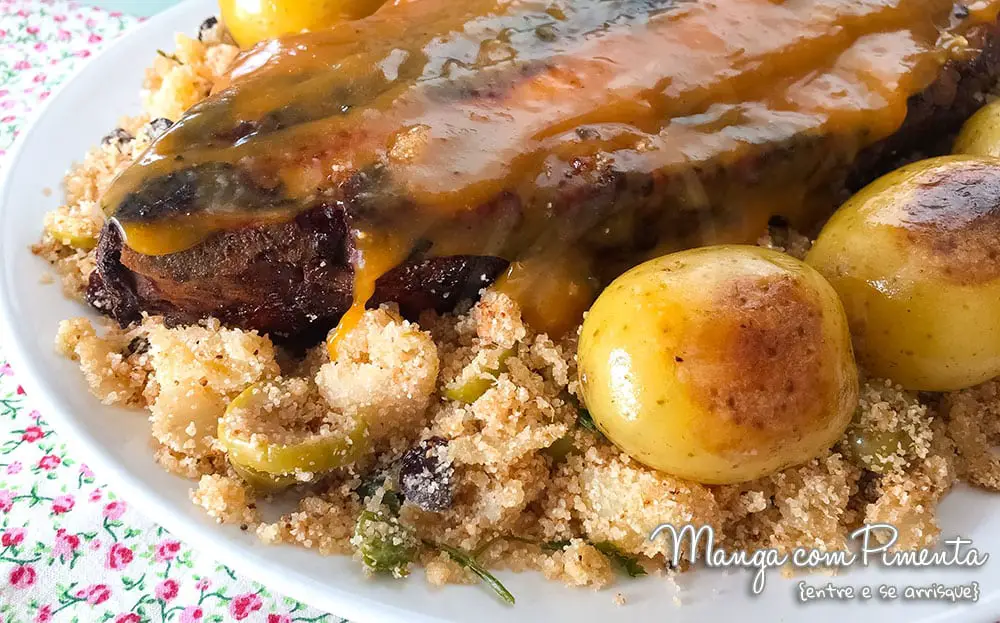 Farofa Natalina com Abacaxi e Batata Bolinha na Manteiga ou Azeite - Youtube