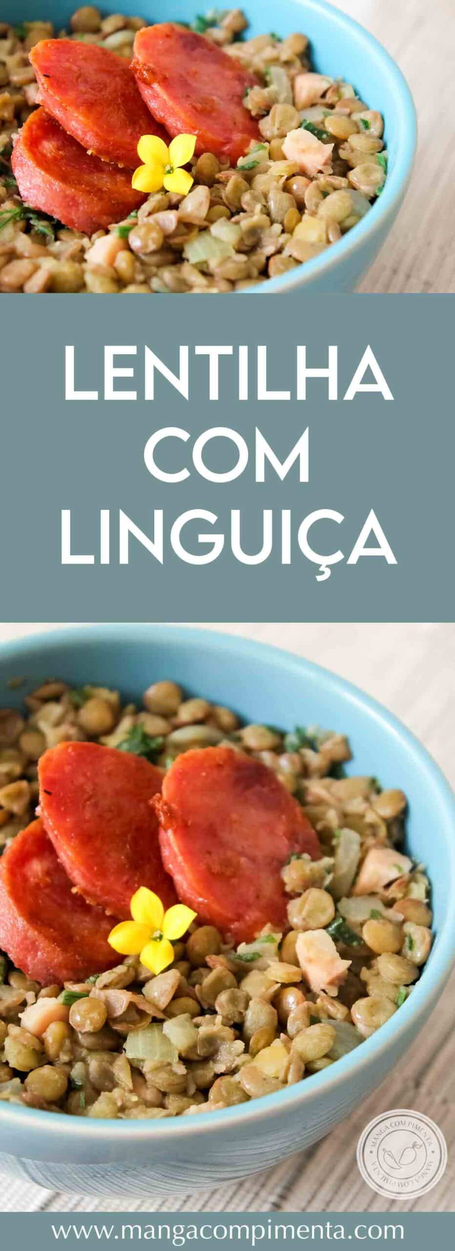 Receita de Lentilha com Linguiça - prepare pratos deliciosos para o Natal e Ano Novo.