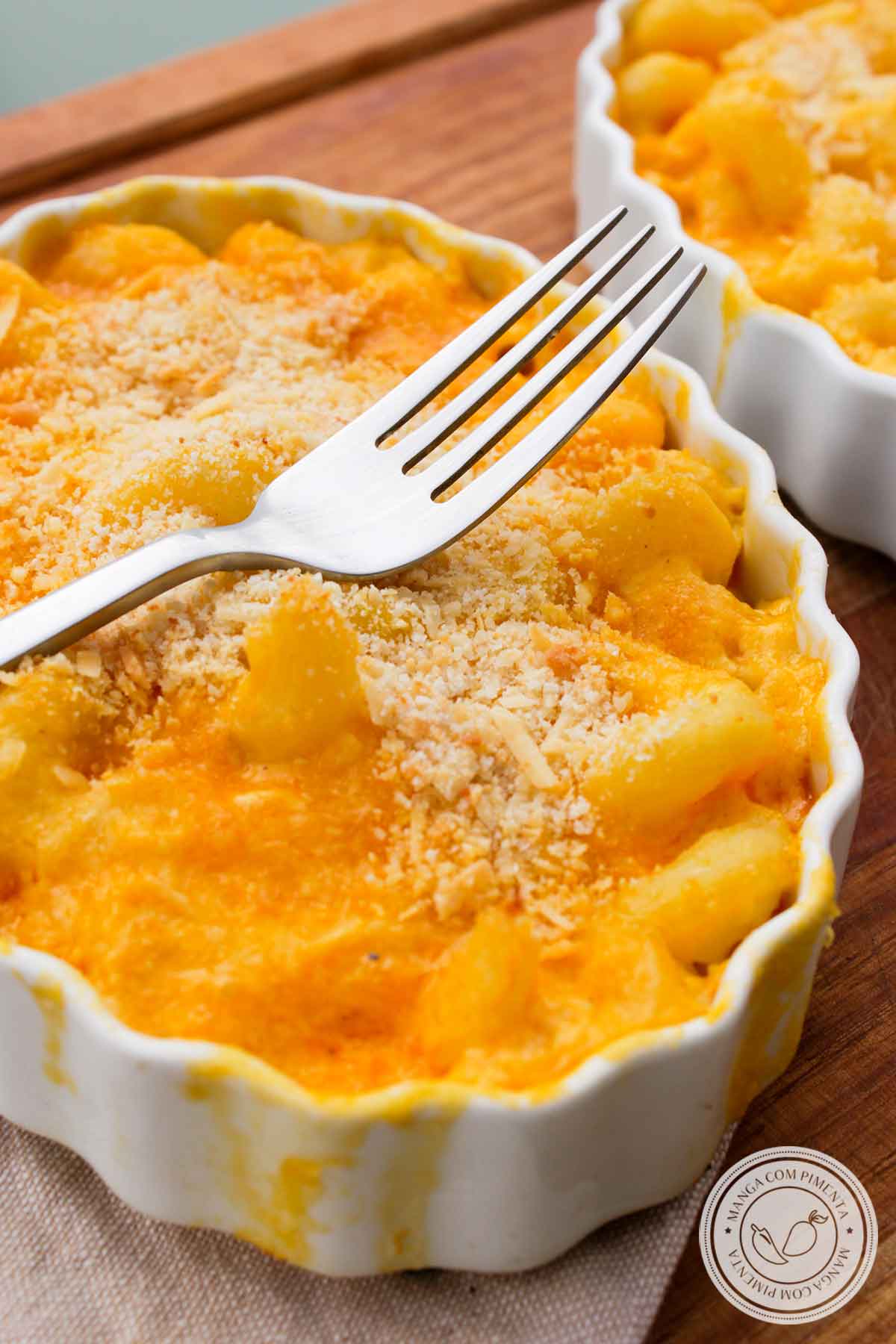 Receita de Macarrão com Queijo Americano | Macaroni and Cheese - um prato delicioso para preparar em casa.