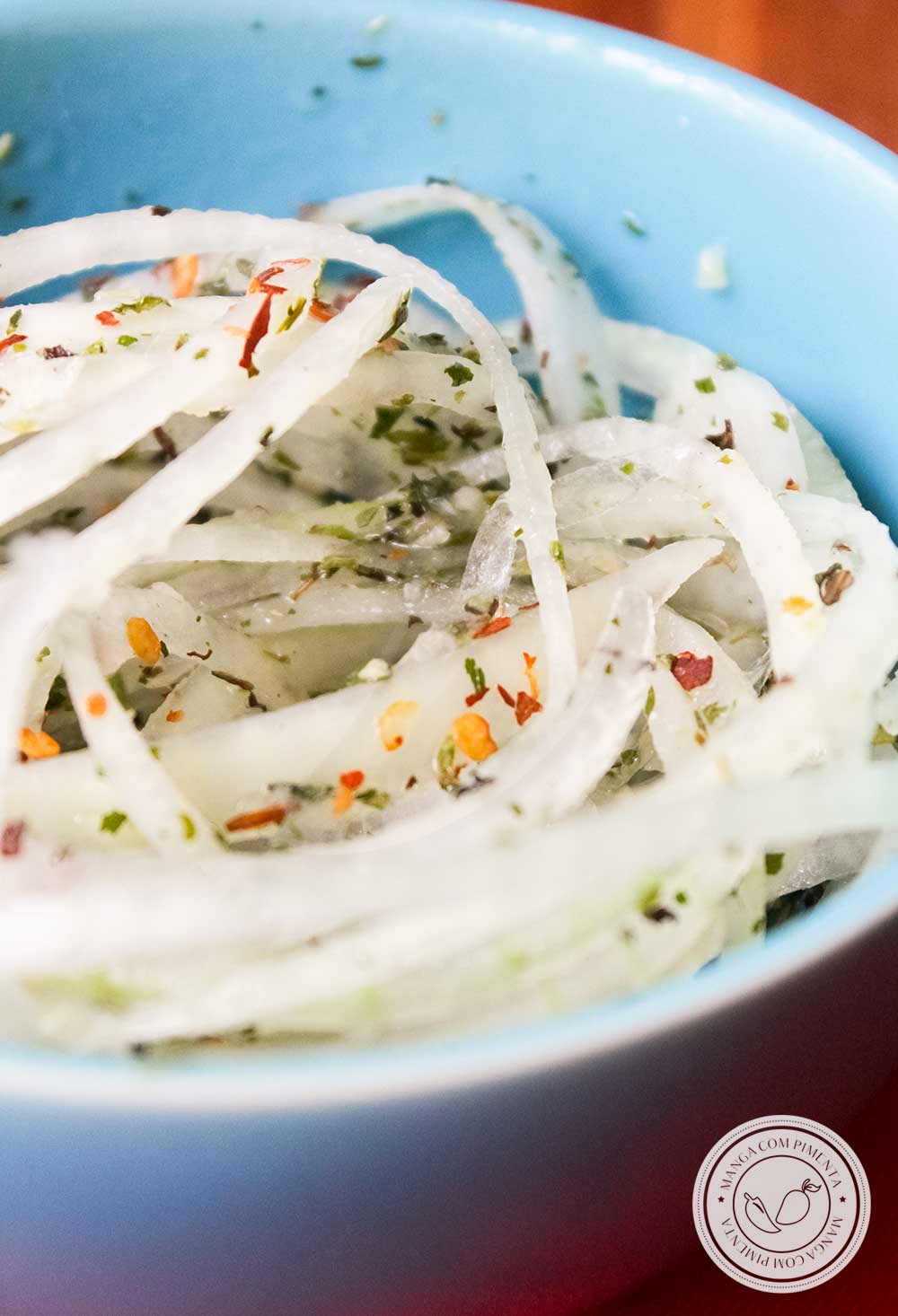 Receita de Salada de Cebola para Churrasco - para curtir o verão e carnaval!
