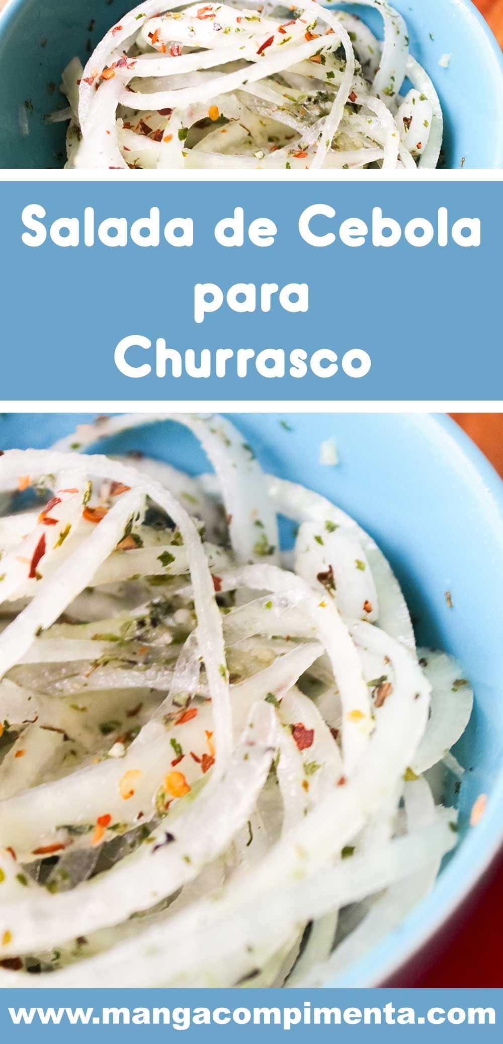 Receita de Salada de Cebola para Churrasco - para curtir o verão e carnaval!