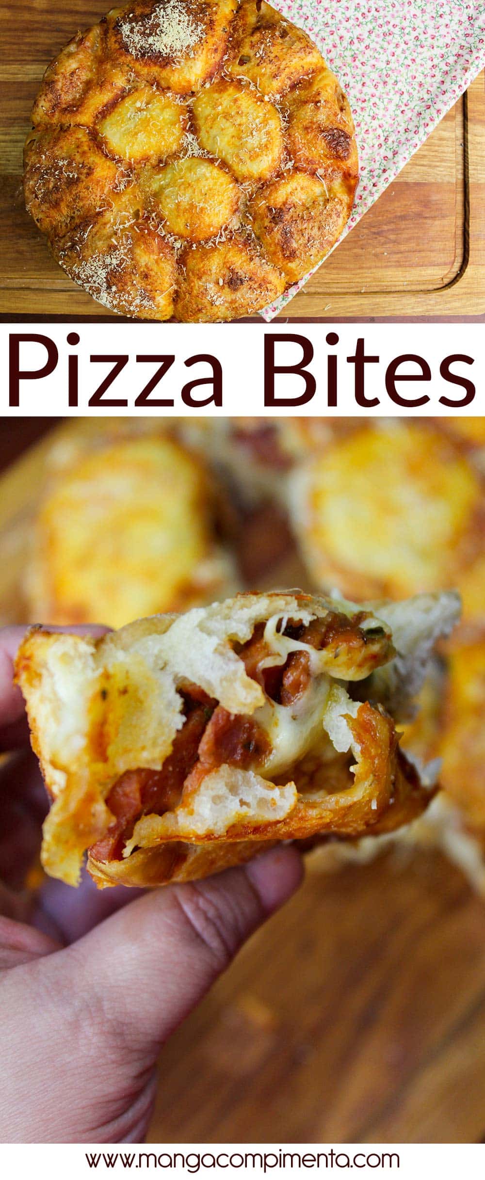 Pizza Bites - Receita Americana para o chá da tarde delicioso!