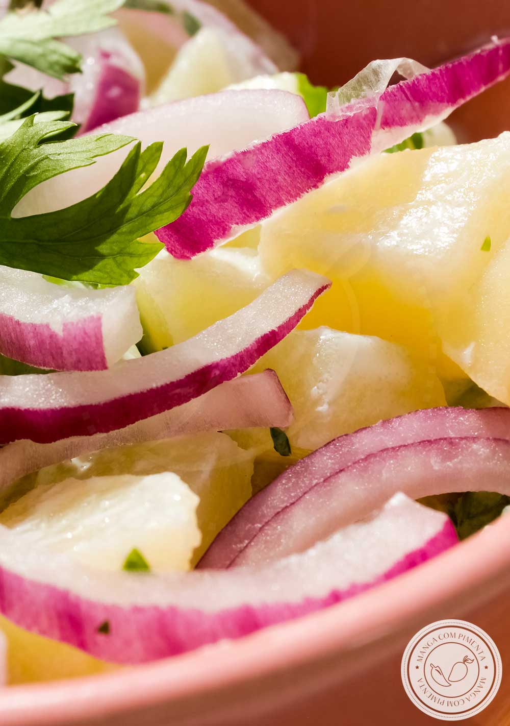 Salada de Batata com Iogurte - um prato delicioso.