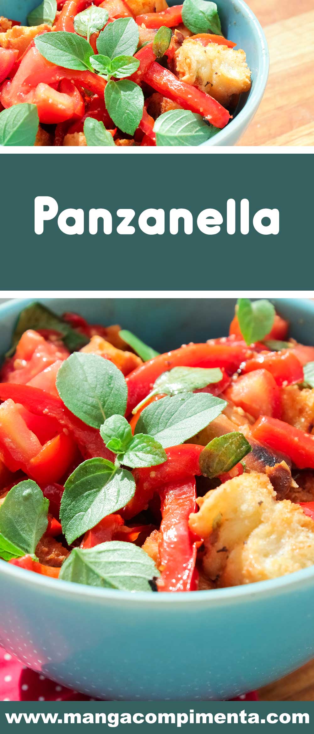 Receita de Panzanella - Salada Italiana para servir no almoço de domingo!
