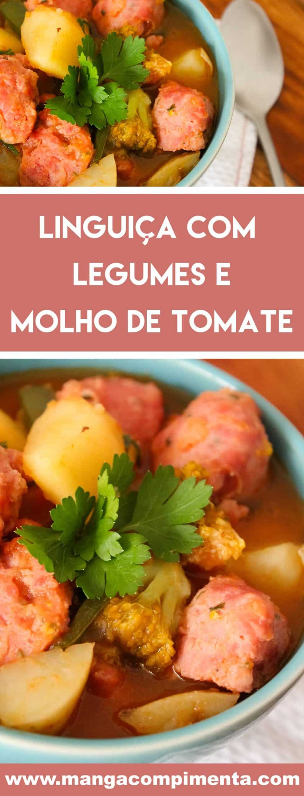 Receita de Linguiça com Legumes e Molho de Tomate - um prato delicioso para os Dias Frios!