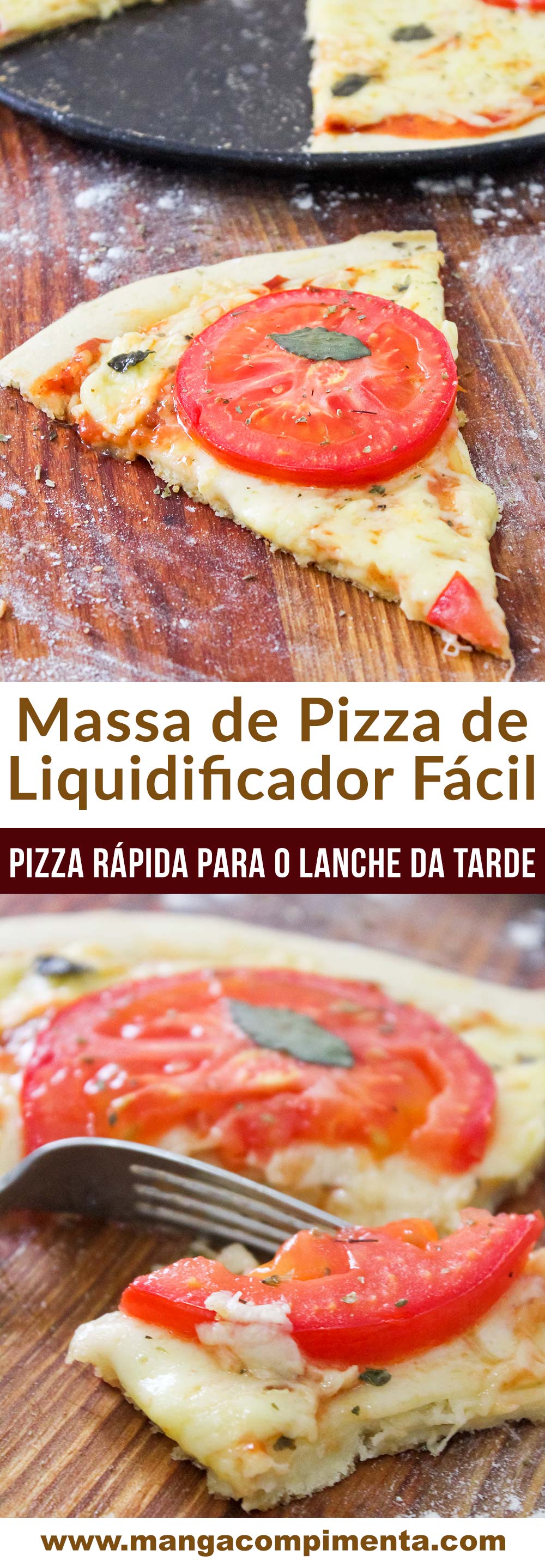 Massa de Pizza de Liquidificador Fácil - para matar qualquer fominha a qualquer hora!