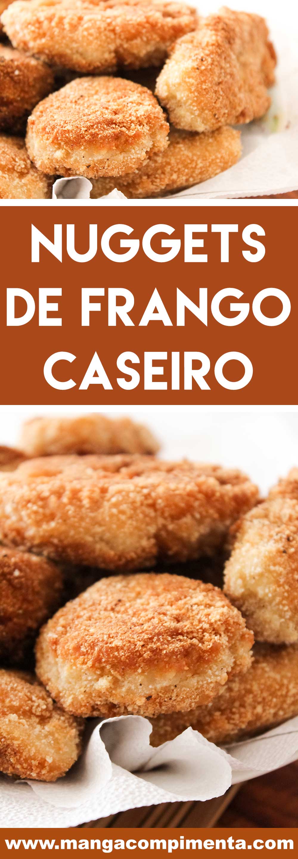 Receita de Nuggets de Frango - Parecido com dos Restaurantes FastFood.