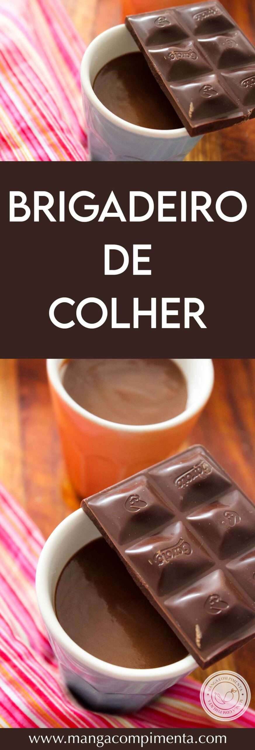 Receita de Brigadeiro de Colher Cremoso - uma sobremesa feita com chocolate para comer de montão!