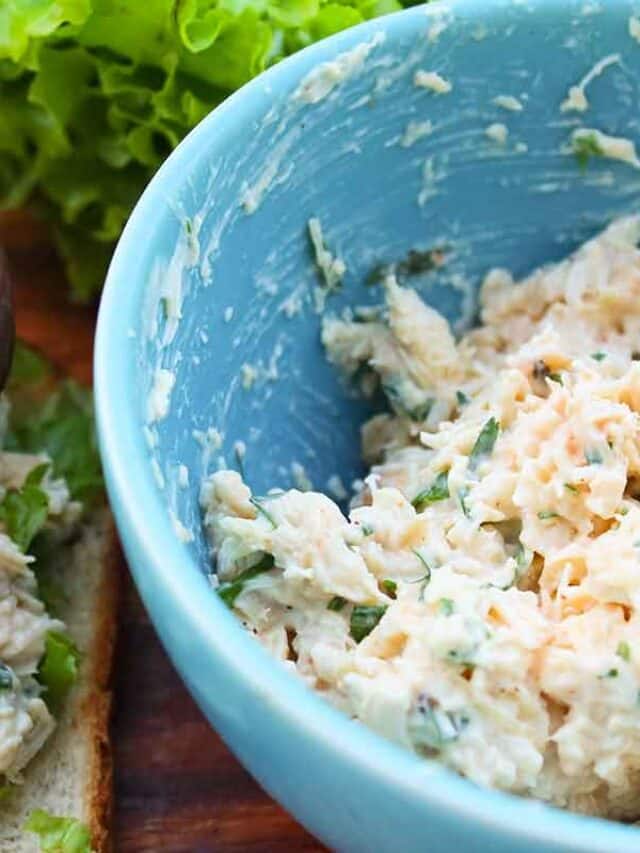 Patê de Frango com Maionese Manga com Pimenta