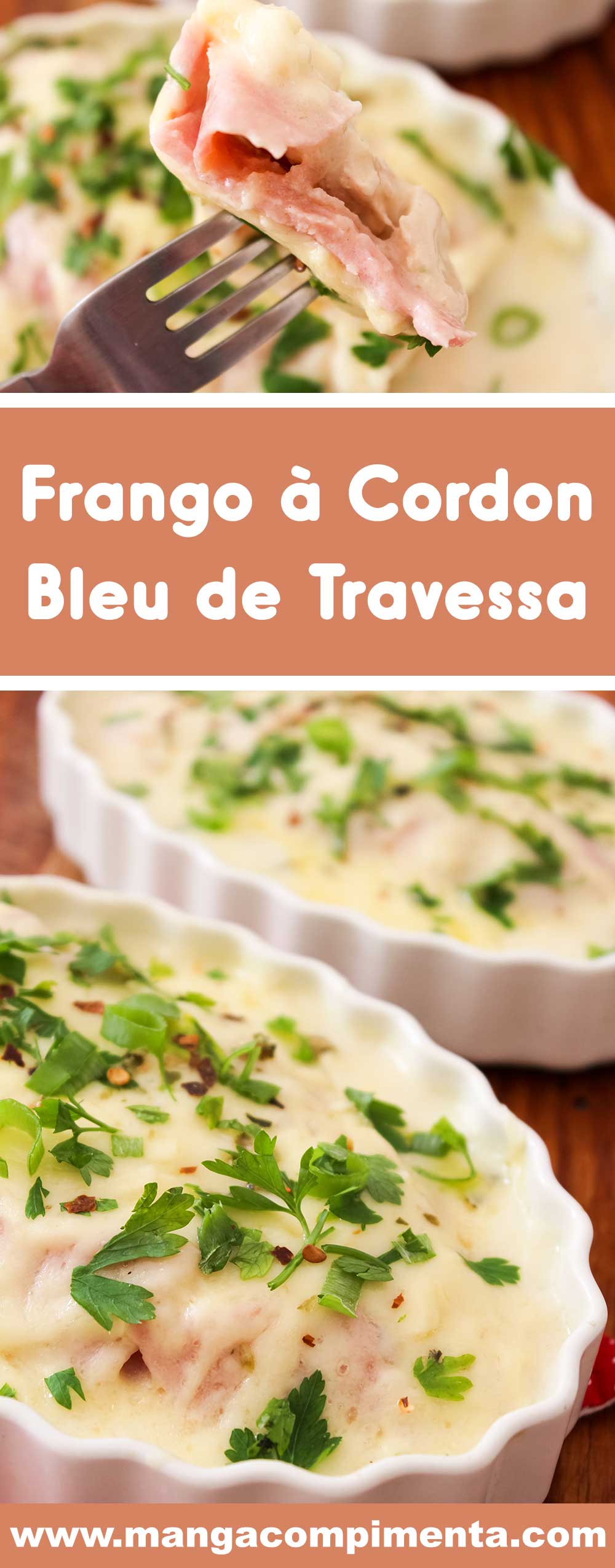 Receita de Frango à Cordon Bleu de Travessa - sem empanar e perfeito para comemorar com as pessoas que você ama!