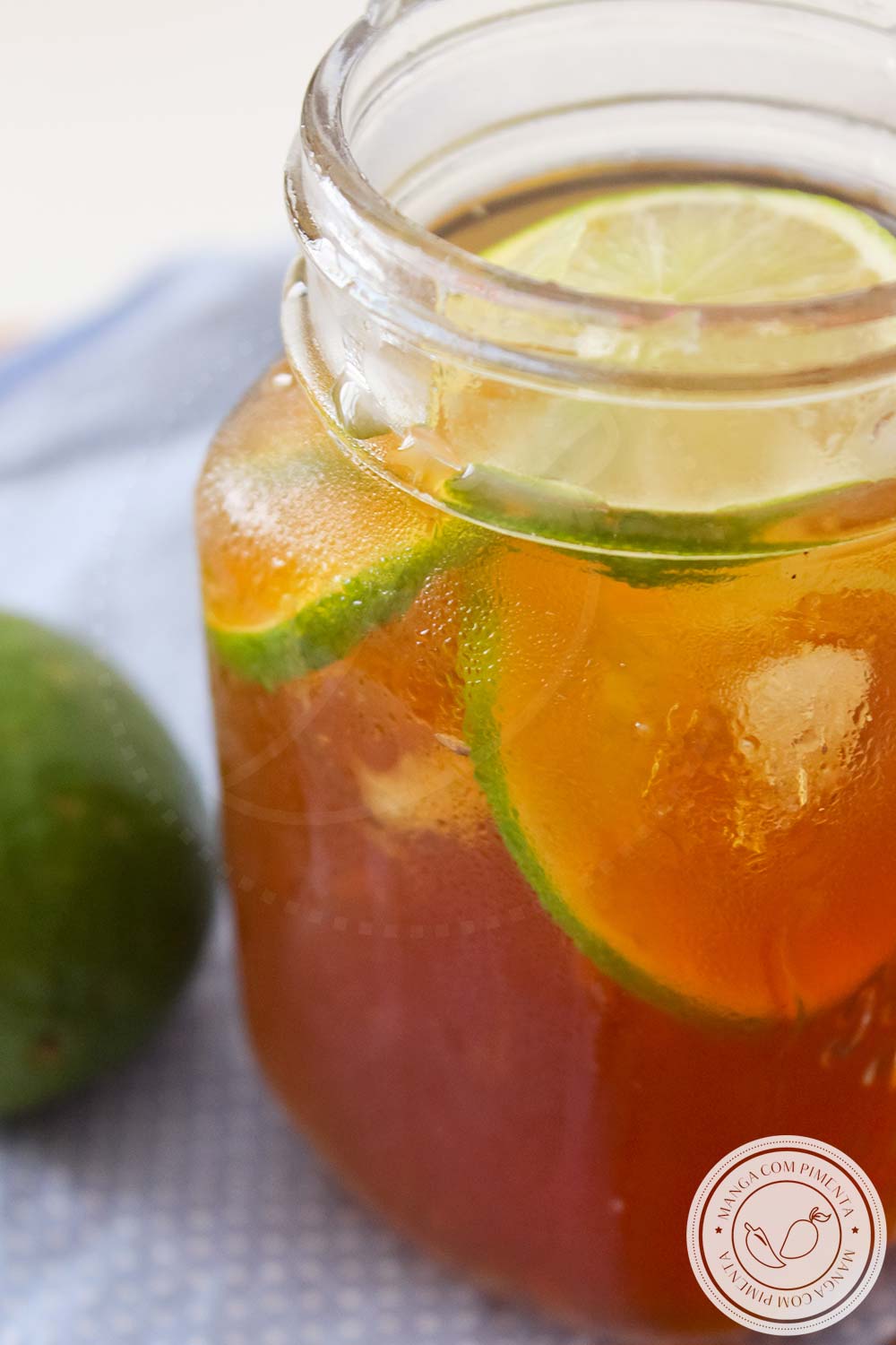 Chá Mate com Limão Gelado - Aprenda a fazer essa bebida deliciosa neste Verão!