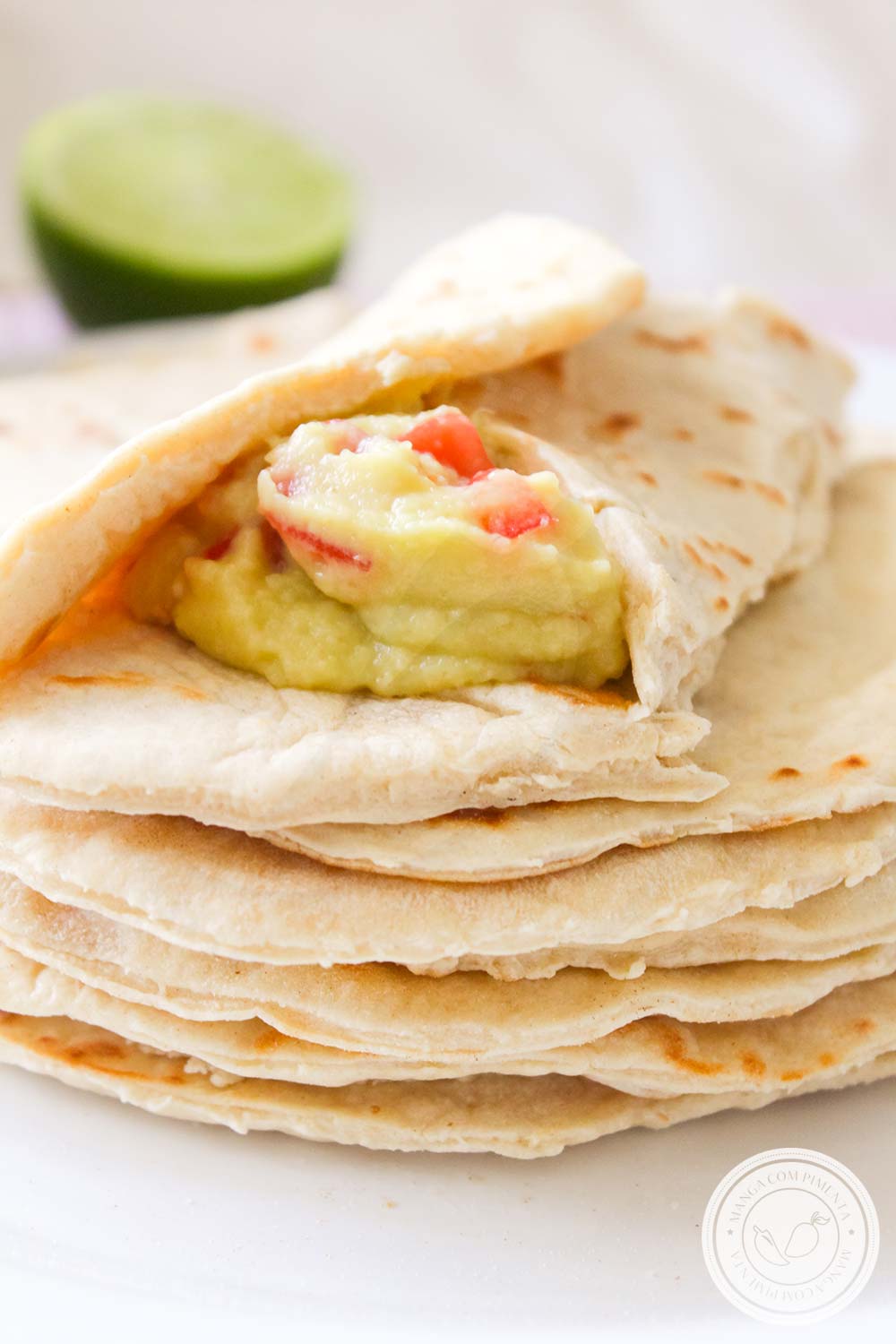 Receita de Tortillas de Farinha de Trigo - para um almoço mexicano com os amigos!