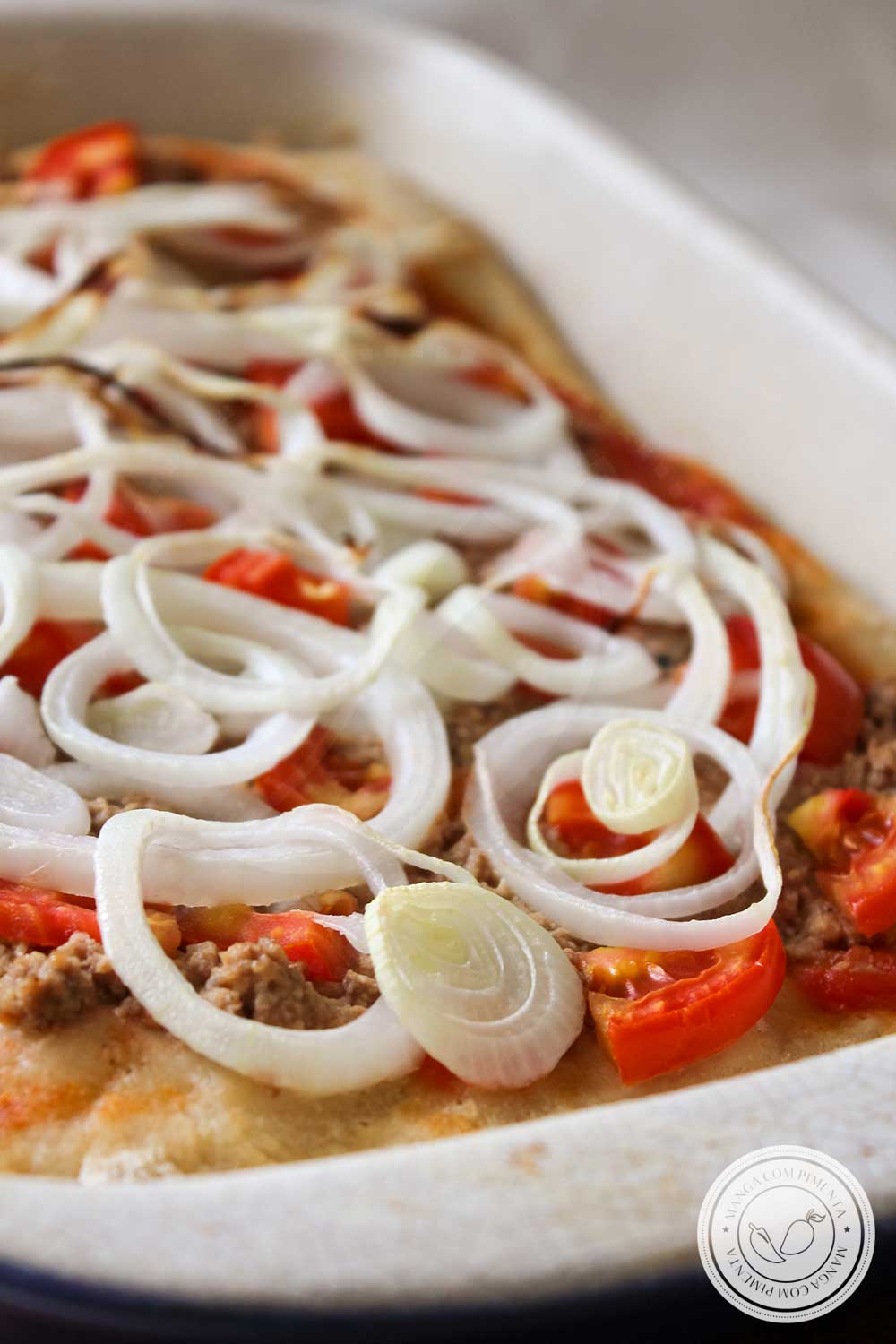 Receita de Massa de Pizza para Aniversário com Atum e Cebola - uma receita para alegrar o dia da criançada e da família!
