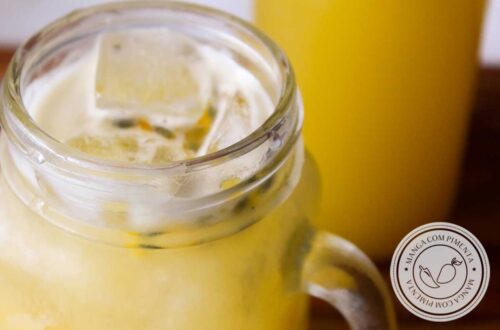Receita de Suco de Limão e Maracujá - Limonada Amarela - uma bebida refrescante e deliciosa para os dias quentes de verão!