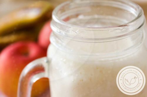 Receita de Smoothie de Banana e Maçã - uma bebida refrescante para o café da manhã nos dias quentes de verão!