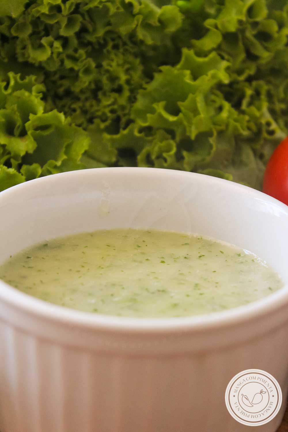 Receita de Molho de Hortelã para Salada - um delicioso molho para temperar a sua salada neste verão!
