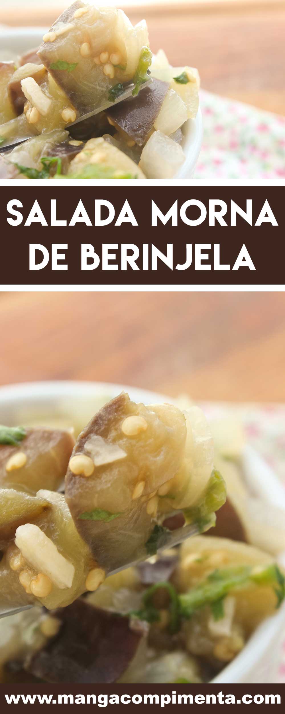 Receita de Salada Morna de Berinjela - um prato delicioso e nutritivo para o almoço ou jantar da semana.Receita de Salada Morna de Berinjela - um prato delicioso e nutritivo para o almoço ou jantar da semana.