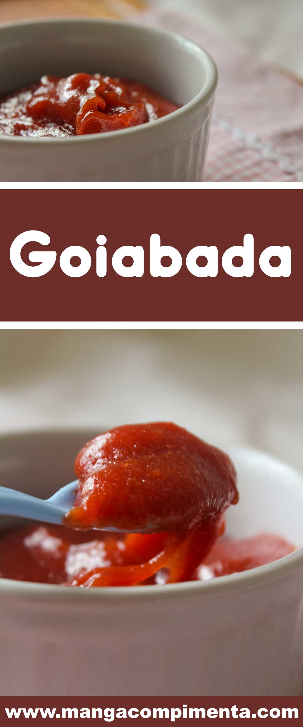 Receita de Goiabada Caseira - um doce bastante clássico e delicioso para fazer em casa!