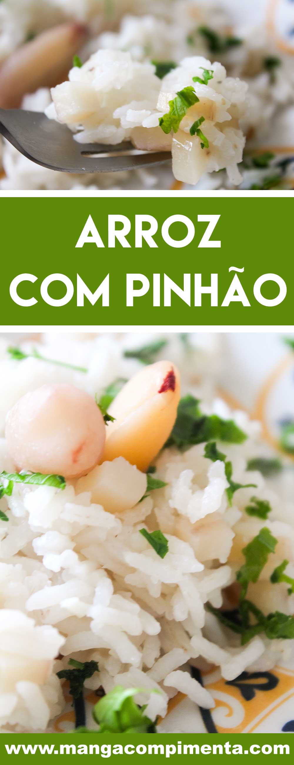 Receita de Arroz com Pinhão - um prato delicioso para a festa junina com a família!
