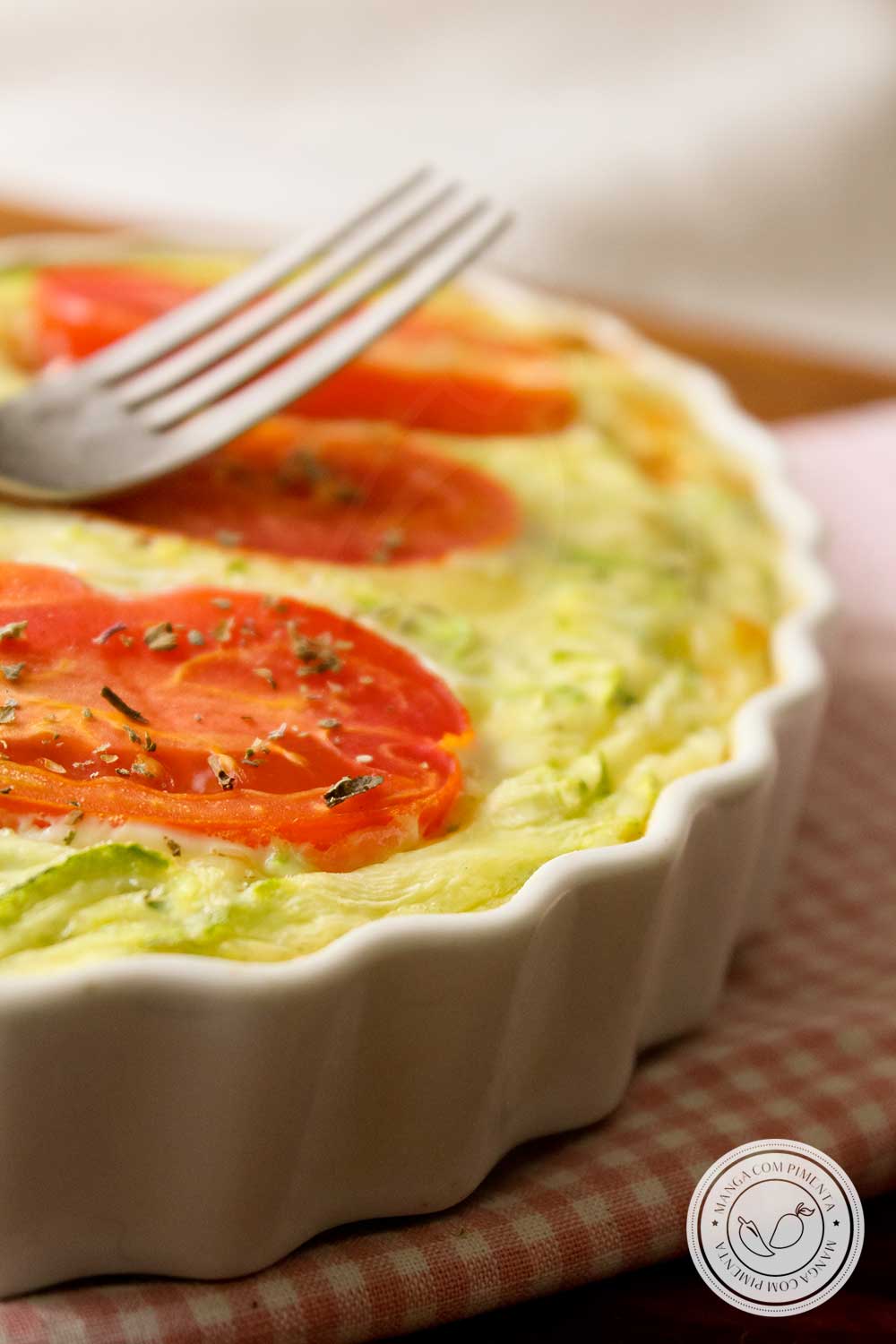 Receita de Quiche de Abobrinha e Tomate sem Massa - prepare um delicioso almoço na semana!
