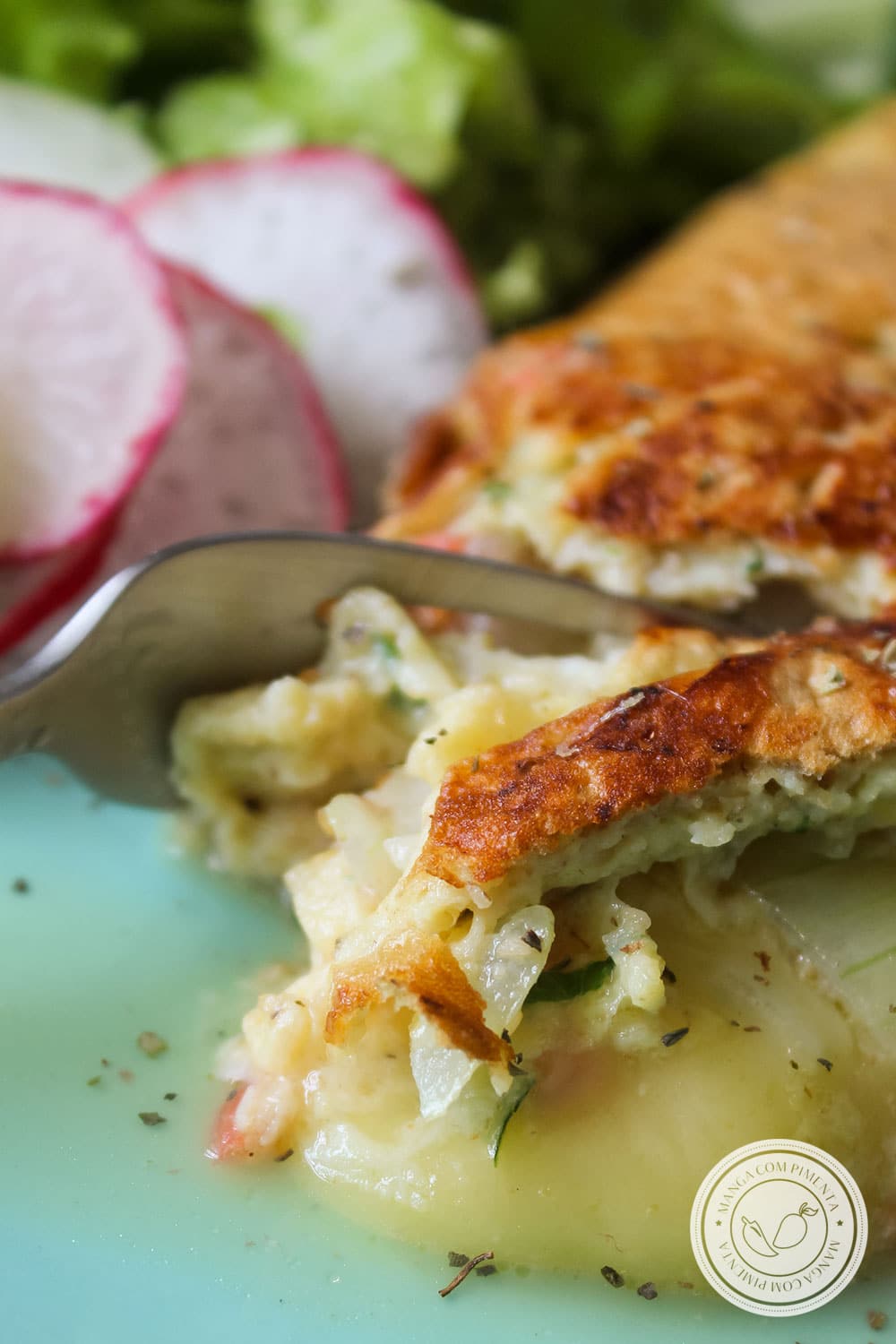 Receita de Omelete de Aveia e Queijo - um prato nutritivo para os dias corridos da semana!