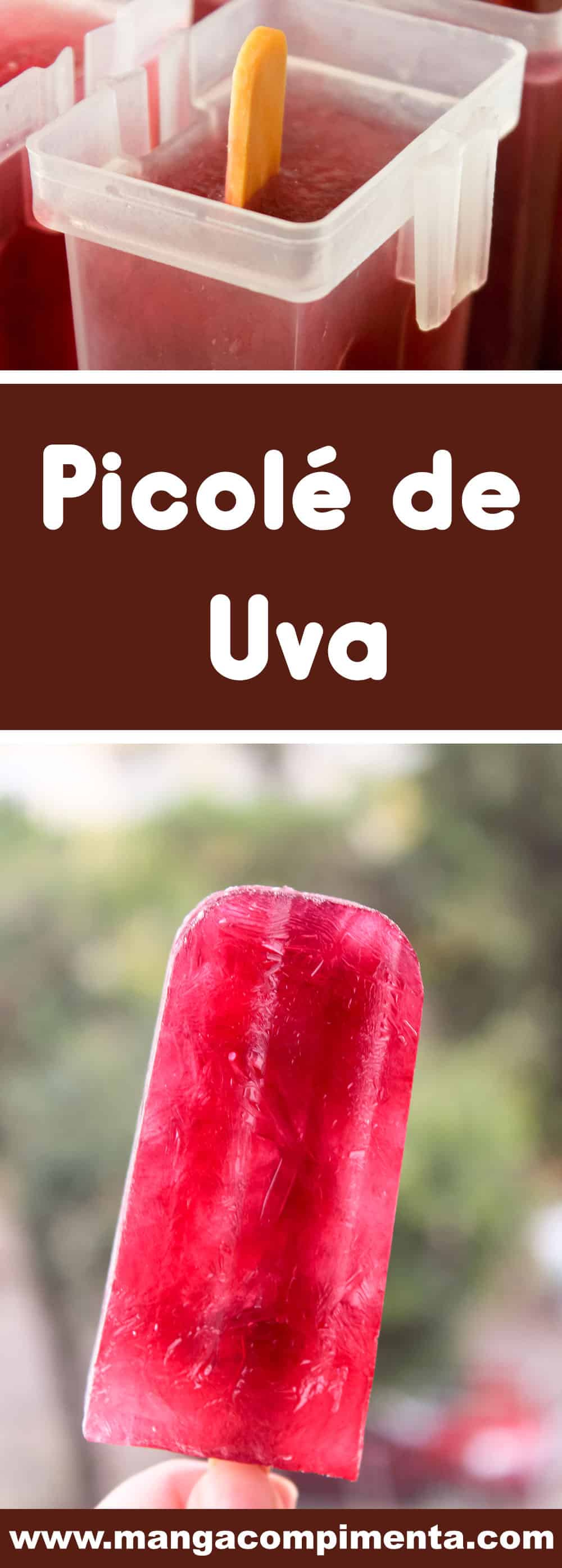 Receita de Picolé de Uva Caseiro - prepare em casa, principalmente nos dias quentes!
