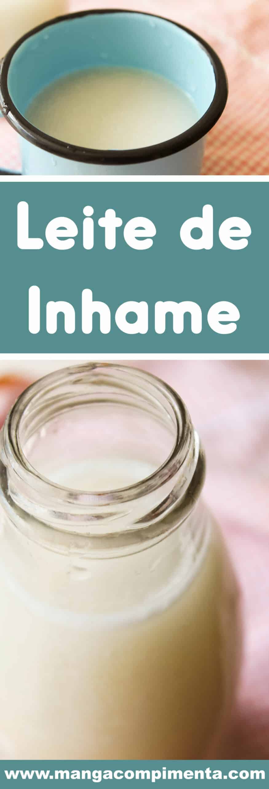 Receita de Leite de Inhame - uma bebida vegana para usar em qualquer receita ou para preparar uma bebida no café da manhã.