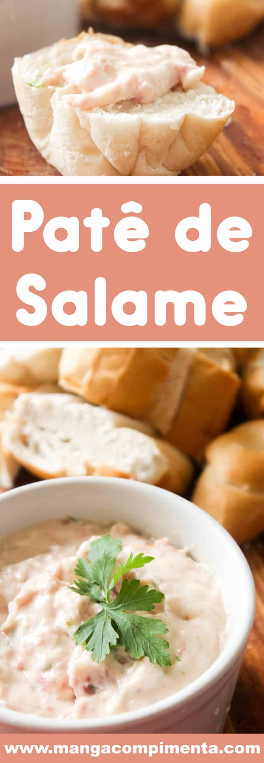Receita de Patê de Salame - prepare para uma festa ou para o lanche a tarde da família.
