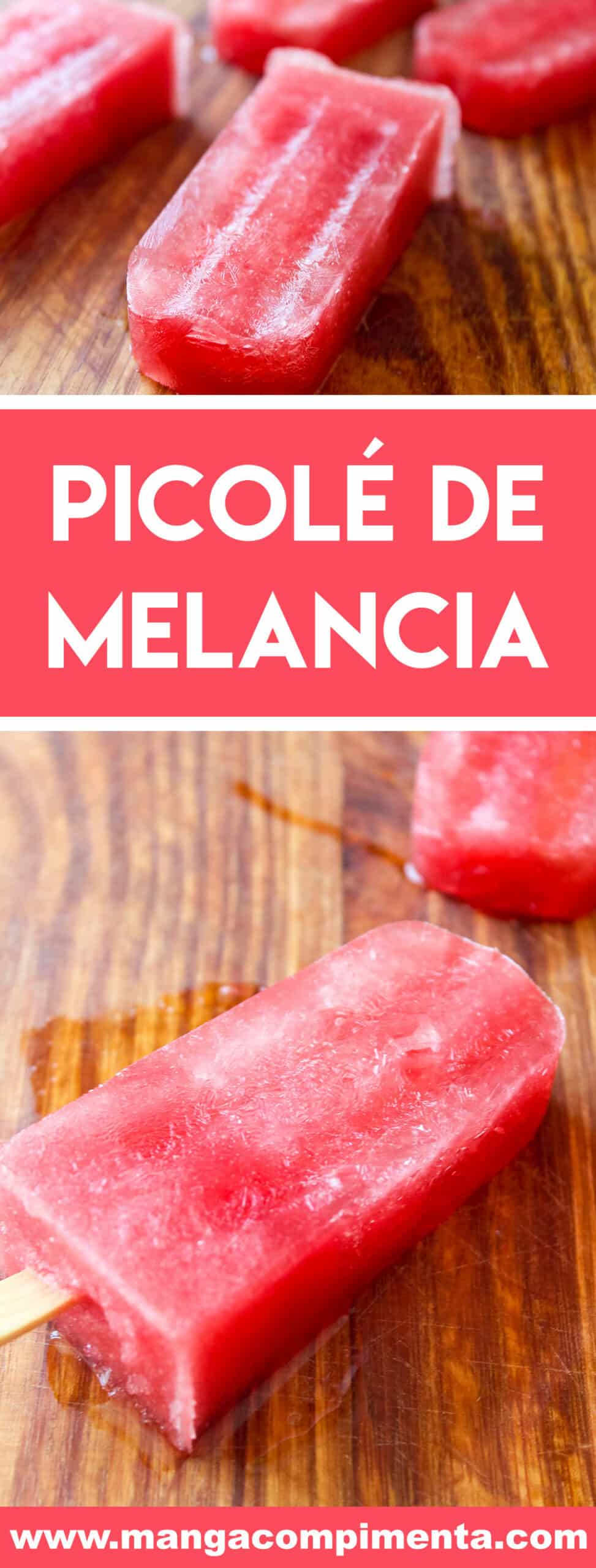 Receita de Picolé de Melancia Caseiro - prepare esse doce refrescante nesse verão!
