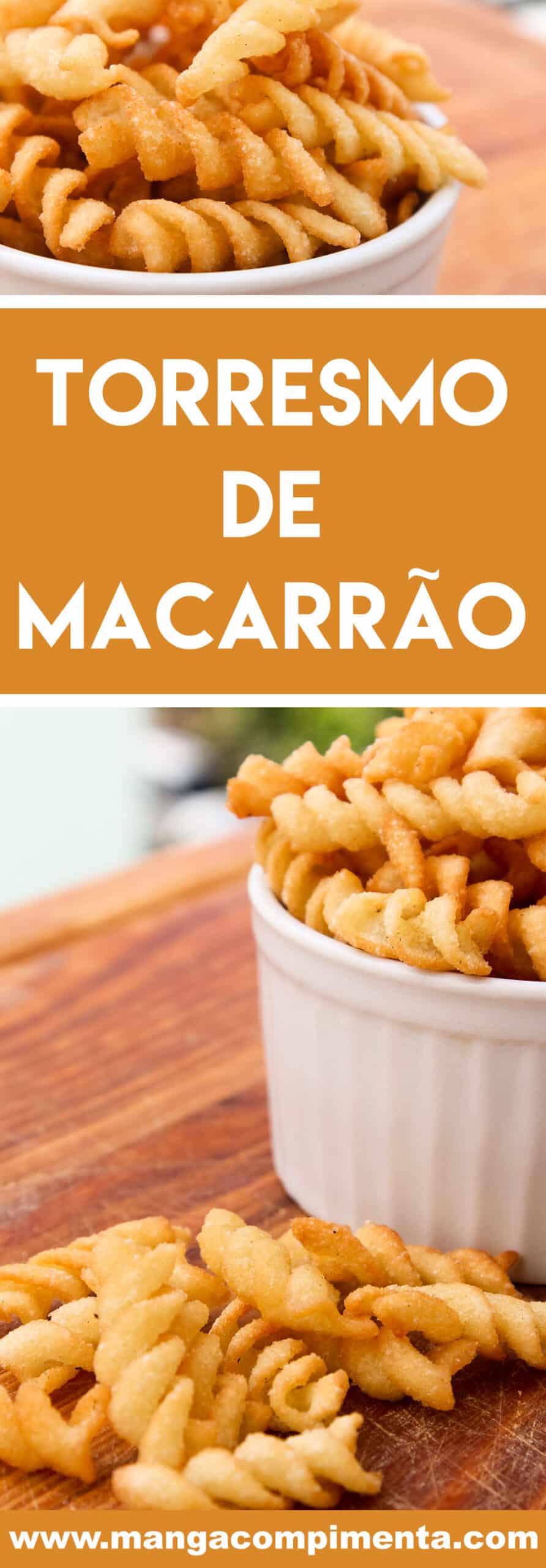 Receita de Torresmo de Macarrão - aproveite para preparar um petisco delicioso no carnaval. 