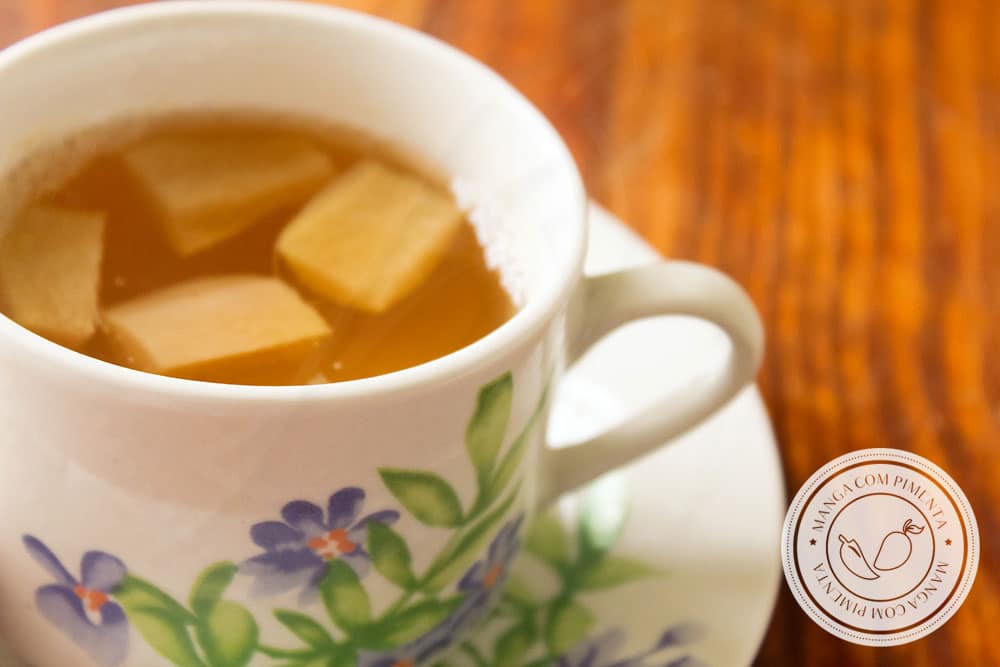 Receita de Chá de Gengibre - aprenda a fazer para os dias frios, uma bebida super nutritiva.