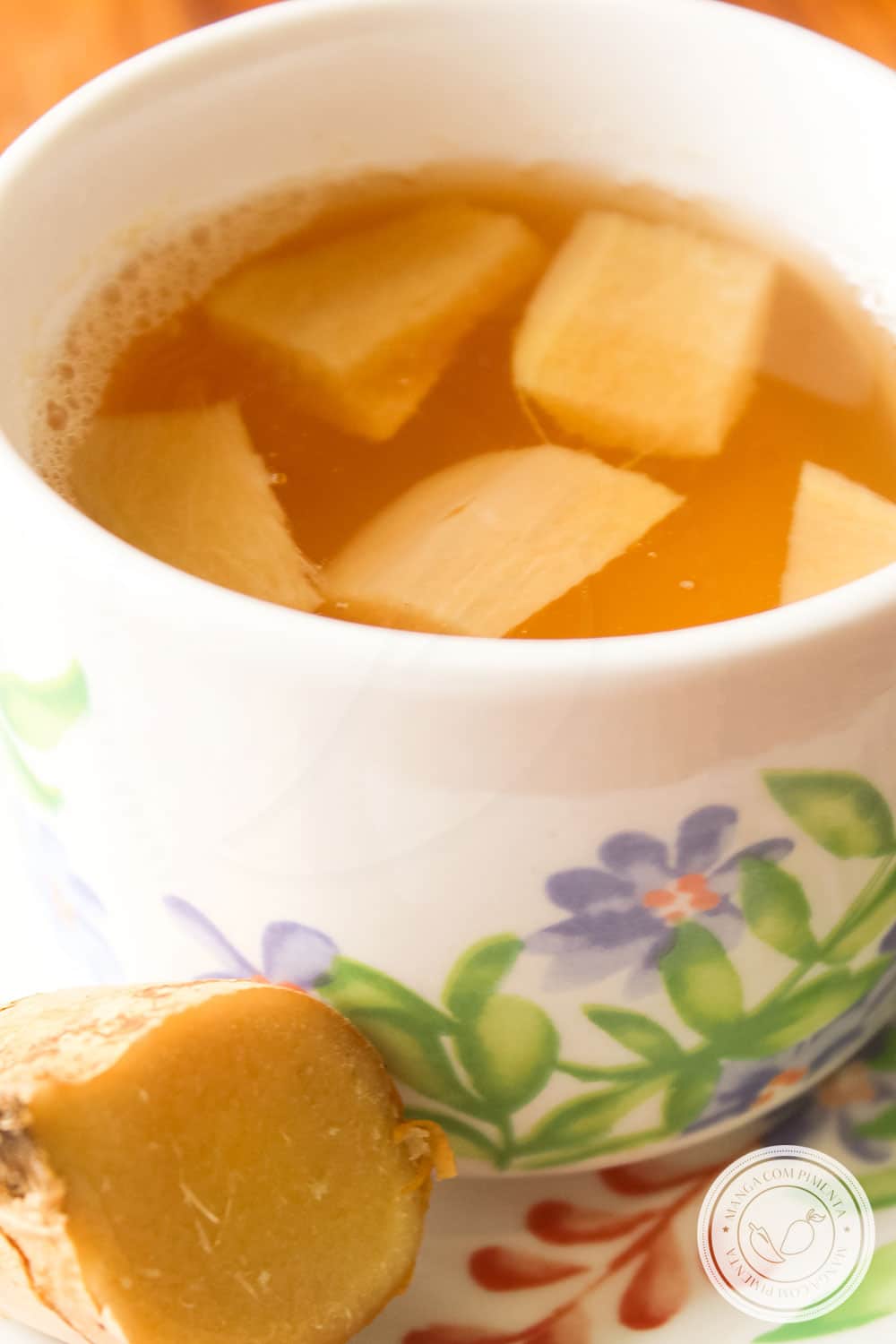 Receita de Chá de Gengibre - aprenda a fazer para os dias frios, uma bebida super nutritiva.